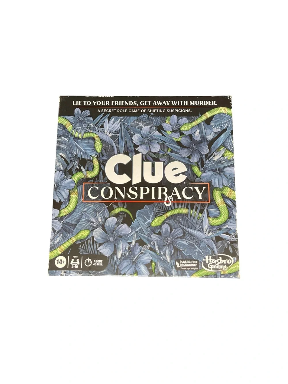 Hasbro Clue Conspiracy Board Game – Blue & Green Box Art